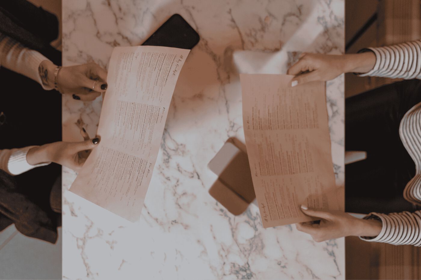 Menu cartaceo del ristorante da ristampare a ogni cambio di piatto